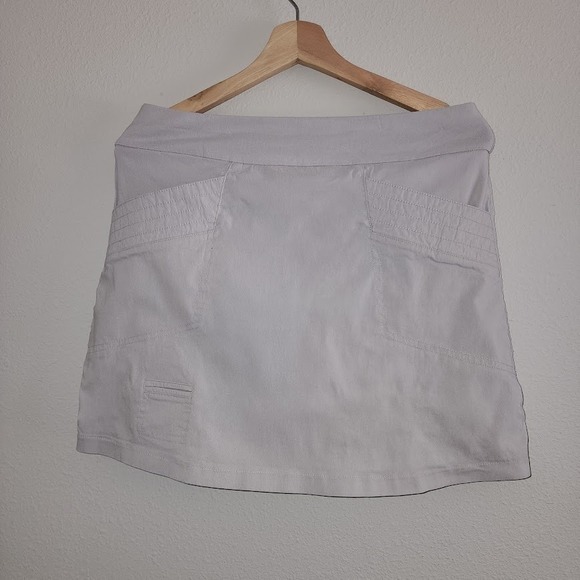 Jamie Sadock Womens Gray Pull On Golf Tennis Stretch Skirt Skort Pockets Sz 6 - Picture 3 of 10